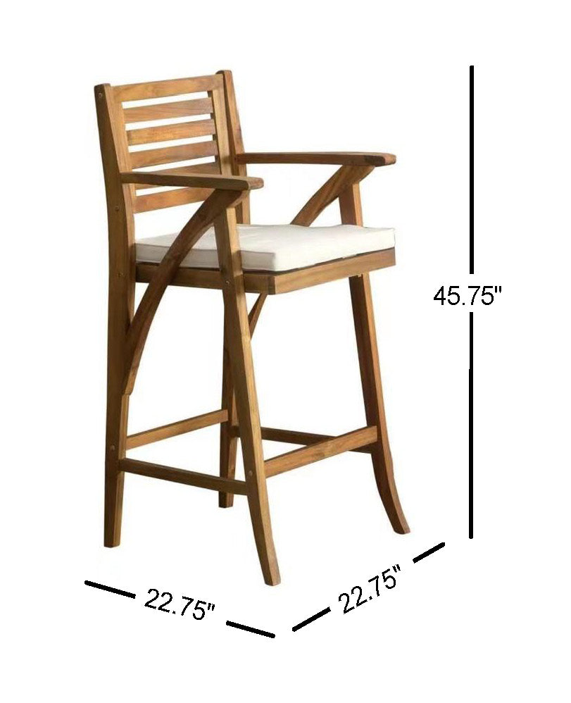 2PC BARSTOOL for Oudoor Poolside, Garden