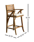 2PC BARSTOOL for Oudoor Poolside, Garden